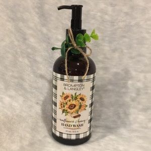Scented Sunflowers & Honey Country Hand Wash by Brompton & Langley NWT 16 oz